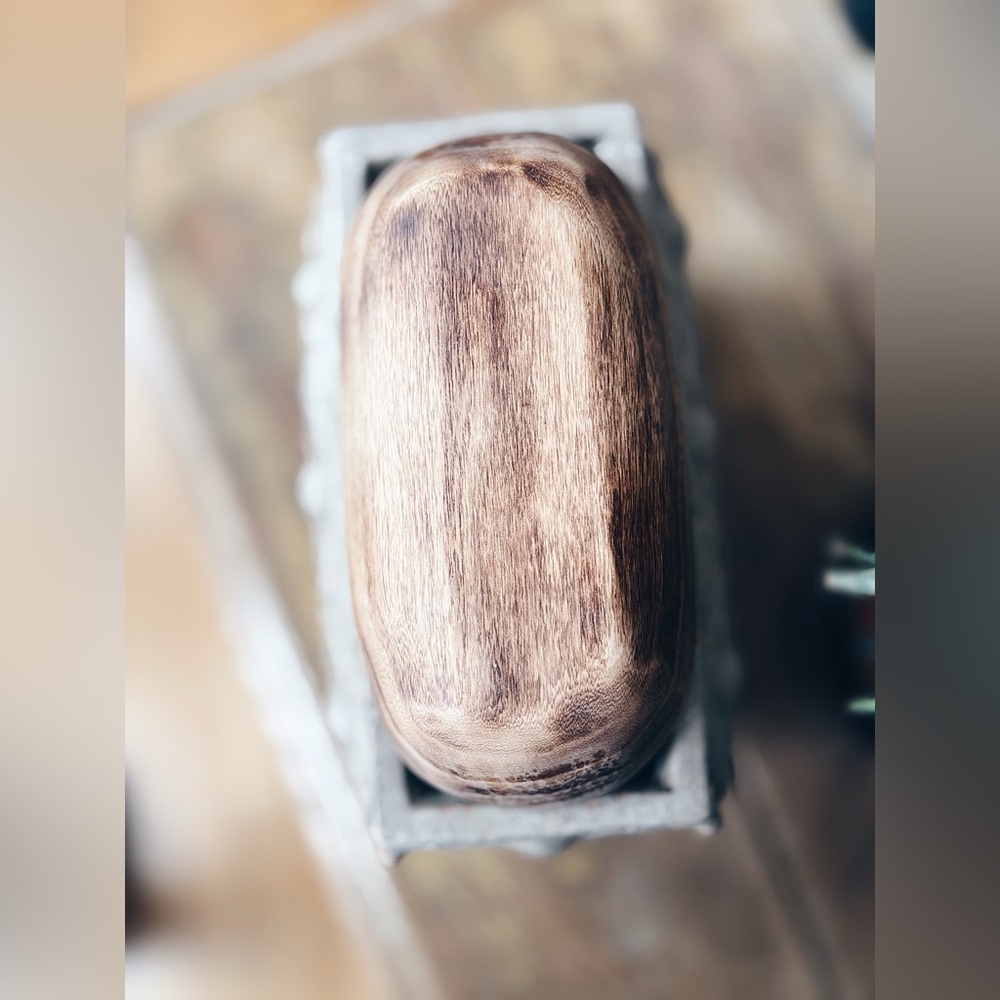 Candle Soy  Reusable Wooden Dough Bowl - Picture 9 of 10